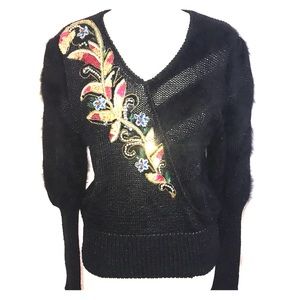 Vintage beaded sweater